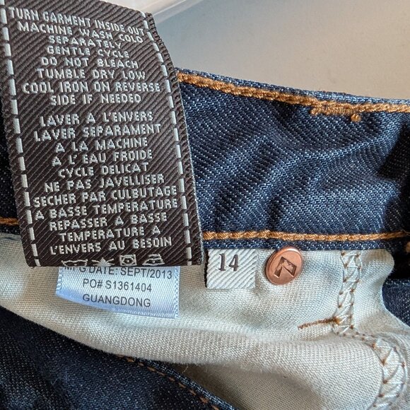 7 for all Mankind Men's Paxtyn Jeans Skinny Slim 28x31 Dark Wash Denim NWOT - Picture 10 of 10